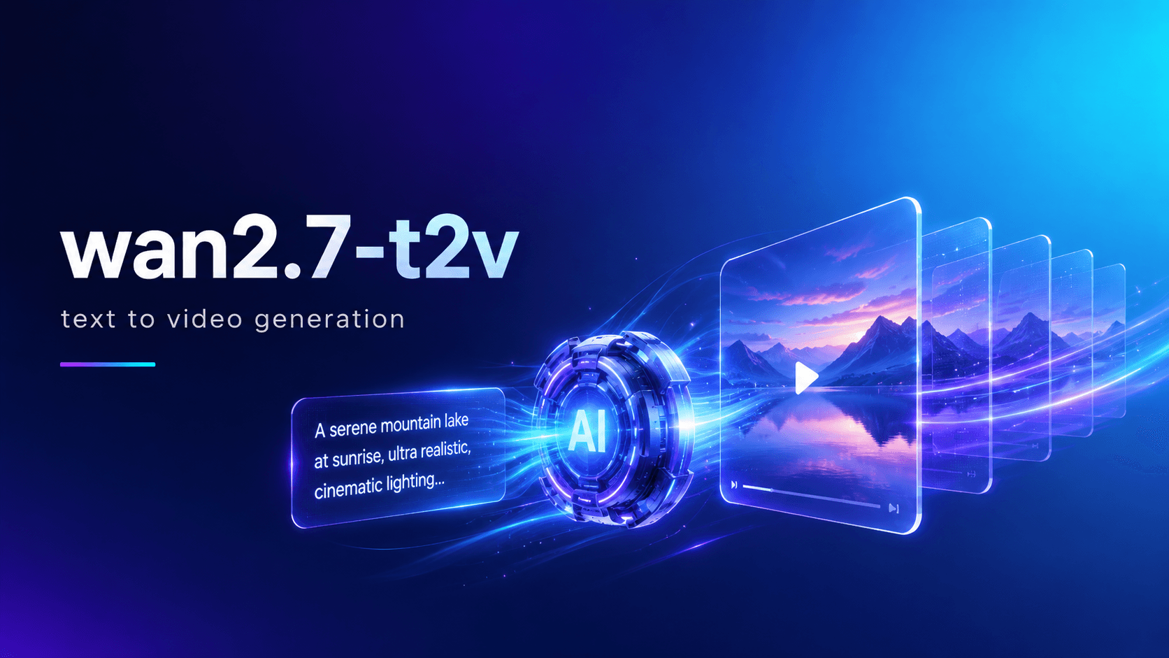 Wan 2.7 · Text to Video